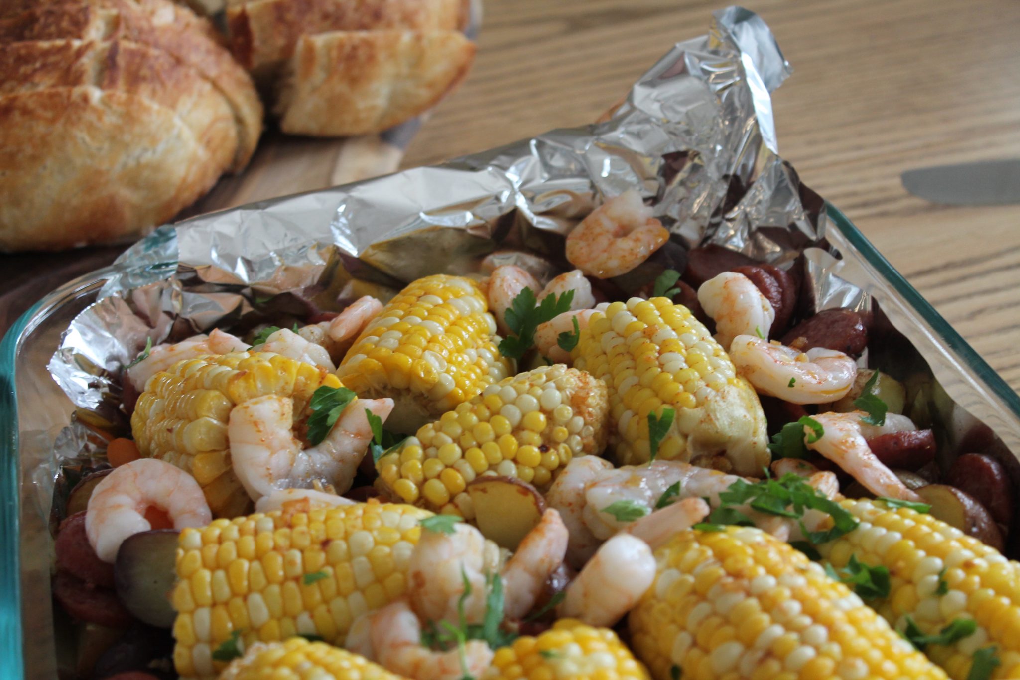 Roasted Veggies & Shrimp Sheet Pan Dinner