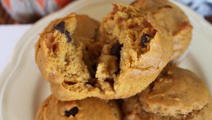 Pumpkin Chocolate Chip Muffins